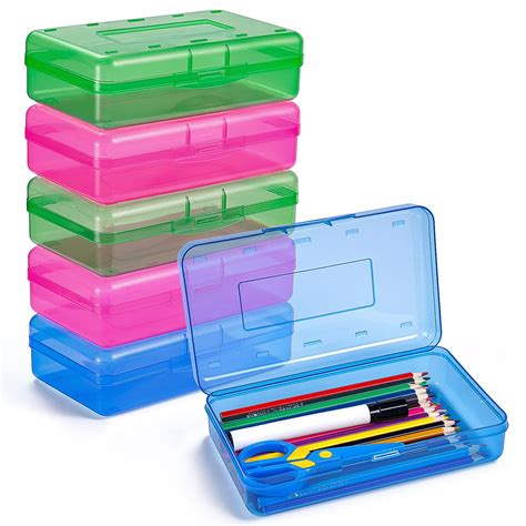 plastic box pencil case